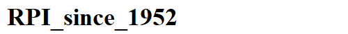 RPI_since_1952