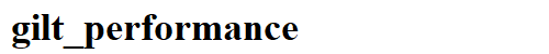 gilt_performance